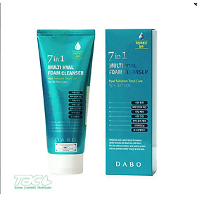 SỮA RỬA MẶT CẤP ẨM H.A CAO CẤP 7 TÁC DỤNG – DABO 7IN1 MULTI HYAL FOAM CLEANSER 180ML