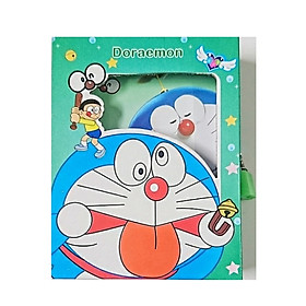 Sổ nhật ký cho bé có khoá bấm Doraemon
