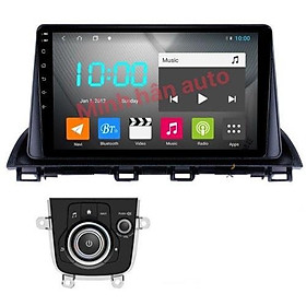 Mặt Dưỡng cho Xe Mazda 3 2014-2018 Kèm Rắc Nguồn Và Phím Điều Khiển Lắp Màn