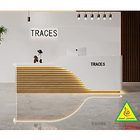 Bàn thu ngân, bàn lễ tân, bàn tính tiền bằng gỗ MDF QTT511- NỘI THẤT LẮP RÁP VIENDONGADV