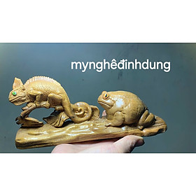 Mua Tượng động vật hoang dã bằng gỗ bách xanh kt 20x9x6cm