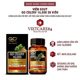 Viên gout nhập khẩu chính hãng New Zealand GO CELERY 16000mggiúp giảm các