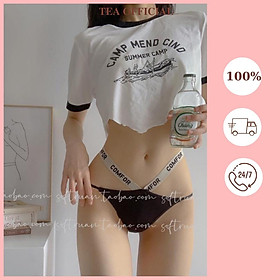 Quần lót cao cấp cạp 2 dây in chữ comfor QC01