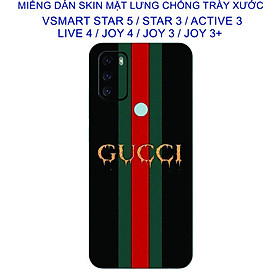 Mua Miếng Dán Skin mặt lưng dành cho Vsmart Start 5 / Start 3 / Active 3 / live 4 / joy4 / joy3 / joy3+ chống trầy xước