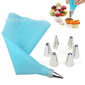 Mua bộ 6 đui bắt kem kèm túi dùng để trang trí bánh xin nhât  cupcake