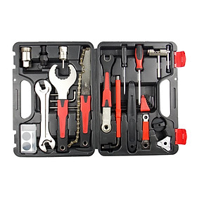 BB Tool Splitter Allen Hex Keys Puncture Repair Kits Spoke Wrench W/ Case