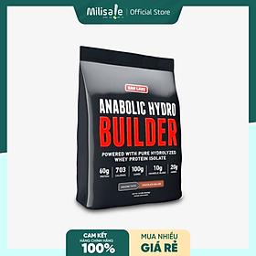 Mass gainer ANABOLIC HYDRO BUILDER 6LB chocolate tăng cân + cơ Deluxe