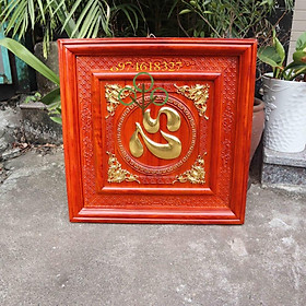 Mua Tranh gỗ chữ Tâm vuông 60cm