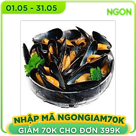 Chỉ bán HCM - Vẹm xanh Chile nguyên vỏ - 250gram