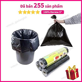 Mua Túi bóng nilon đen đựng rác thải gia đình  rác công nghiệp tự phân hủy An Lành -GD261