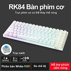 Mua RK100 RGB HOTSWAP - Bàn phím cơ Bluetooth Royal Kludge RK84 100/ 84 phím kết nối 3 chế độ Có dây/Bluetooth/Receiver 2.4G  Hàng chính hãng