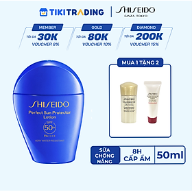 Sữa chống nắng dưỡng da Shiseido GSC Perfect Sun Protector Lotion SPF50+ 50ml
