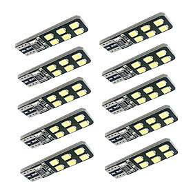 10pcs T10 2835 12SMD LED Car Dash/Meter/Reading Light Width Lamp Bulbs White Conversion Kit