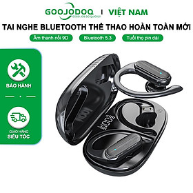 Mua  HÀNG CHÍNH HÃNG GOOJODOQ  Tai Nghe Bluetooth Không Dây Goojodoq TWS 5.3 Chơi Game Thể Thao Kẹp Đeo Thoải Mái Tiện Lợi Bảo Hành Chính Hãng