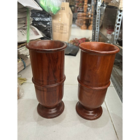 Mua Ống Đựng Nhang gỗ hương nguyên khối cao 25cm (1 cái)