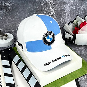 Nón kết, mũ lưỡi trai tem xe BMW vải Kaki cao cấp nhập khẩu thời trang