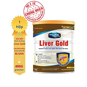 Sữa dinh dưỡng cho gan,mát gan giải độc, liver gold 400g topten milk