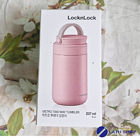 Bình Giữ Nhiệt Lock&Lock Đựng Nước, Trà, Cafe Có Tay Xách LHC4272 Dung Tích 237ml - Nhiều Màu - Hàng Chính Hãng