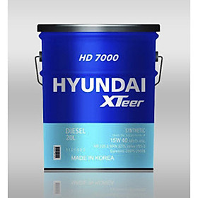 Dầu nhớt xe hạng nặng Hyundai HD7000 15W40 20 lít