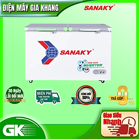 TỦ ĐÔNG INVERTER SANAKY 280 LÍT VH-3699A4K ĐỒNG (R600A) (KÍNH CƯỜNG LỰC) - HÀNG CHÍNH HÃNG