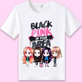 Áo phông Blackpink Chibi Blink tặng sticker Blackpink