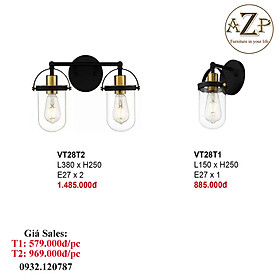 AZP - ĐÈN ỐP VÁCH / ĐÈN TRANG TRÍ / ĐÈN TREO TƯỜNG PHÒNG KHÁCH, PHÒNG NGỦ, NHÀ HÀNG, KHÁCH SẠN AZP-VT28 phong cách đương đại, hàng nhập khẩu AZP