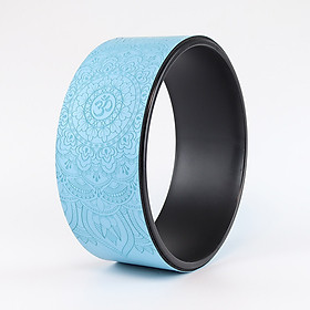 Vòng tập yoga 33 * 14 cm khung nhựa ABS chịu lực 300 kg bọc cao su Pu in hoa văn chống trơn trượt 100