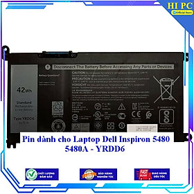 Pin dành cho Laptop Dell Inspiron 5480 5480A YRDD6 - Hàng Nhập Khẩu 