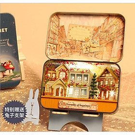 Hoạt cảnh nhà búp trong hộp sắt "DREAM TOWN"