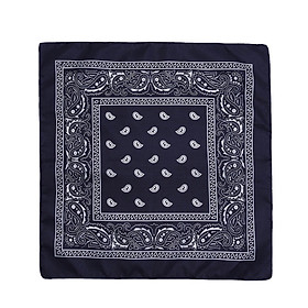 Khăn bandana turban vuông thời trang hàn quốc siêu nhiều màu tăng thêm điểm nhấn đầy tinh tế - BDN01 Xanh đen