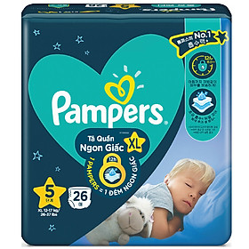 Tã quần Pampers ngủ ngon XL26