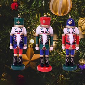 Mua 3 Pieces Small Wooden Nutcracker Soldier Christmas Nutcracker ...