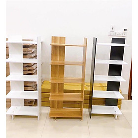 Mua Kệ Sách Gỗ Để Đồ 5 Tầng Lắp Ghép Tiện Lợi - Kệ gỗ góc tường