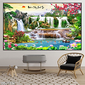 Tranh Phong Thủy Tráng Gương-Tranh Treo Tường