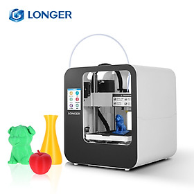 LONGER Cube 2 Mini Desktop 3D Printer Fully Assembled with 2.8 Inch LCD Touchscreen 120*140*105mm Print Size Detachable