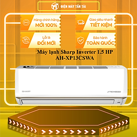 Máy lạnh Sharp Inverter 1.5 HP AH-XP13CSWA - HÀNG CHÍNH HÃNG - CHỈ GIAO HCM