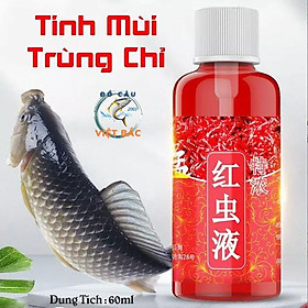 Bộ 3 chai tinh mùi trùn chỉ siêu nhậy mồi câu cá chuyên câu chép diếc rô tặng kèm 2 gói bột trùng chỉ cao cấp