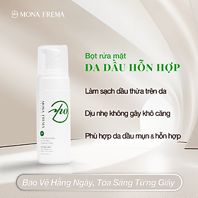 Bọt Tẩy Trang Kiểm Soát Dầu Nhờn NATUREX OIL CONTROL FOAMING CLEANSER MONA FREMA 150ml Chăm Sóc Da Mặt Sau Khi Trang Điểm, Loại Bỏ Bụi Bẩn, Làm Sạch Lỗ Chân Lông, Kiểm Soát Dầu Nhờn, Giữ Ẩm, Ngăn Ngừa Mụn