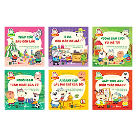 Combo 6 cuốn Wolfoo Ehon