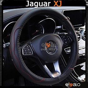 Bọc vô lăng volang xe Jaguar XF da PU cao cấp BVLDCD - OTOALO