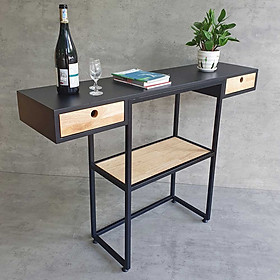 Mua Bàn Consle trang trí phòng khách VADA gỗ cao su khung sắt CSTCT057 120 x 33 x 85 cm nhiều màu lựa chọn