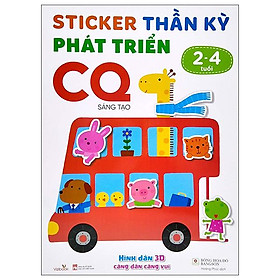 Sticker Thần Kỳ - Phát Triển CQ - Sáng Tạo (2-4 Tuổi)