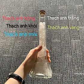 Mua Hũ đá vụn thạch anh hồng thiên nhiên