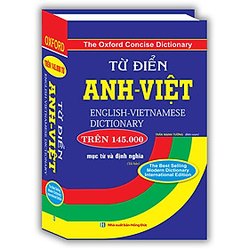 Sách - Từ điển Anh - Việt trên 145.000 mục từ và định nghĩa (bìa cứng)