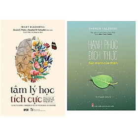 Combo Tâm Lí Học Tích Cực - Khoa Học Về Phương Thức Sống An Lạc+Hạnh Phúc Đích Thực - Sức Mạnh Của Thiền.MHBooks