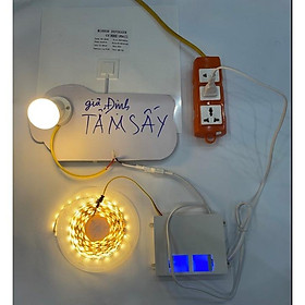 Mua Công tác cảm ứng Dimmer kết hợp nguồn 2 nút sấy và đèn