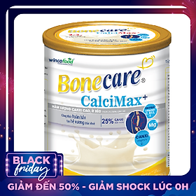 Sữa bột Bonecare Calcimax+ 900g dành cho người từ 18 tuổi trở lên bổ sung canxi phòng ngừa loãng xương, tim mạch và tiểu đường.