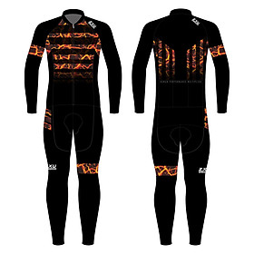 Skinsuit tay áo dài mới ZXU Trisuit SrbPower Triathlon Quần áo Jumpsuit Bơi Cycling Chạy Wetsuit cạnh tranh Trang phục Color: 8 Size: XS