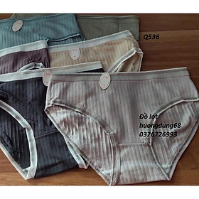 Quần Lót Nữ Cotton Gân Phối Lưới Xuất Hàn  Hàng Loại Đẹp