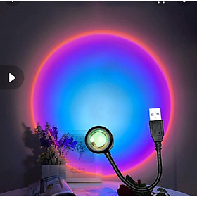 Mua Đèn chiếu hoàng hôn cắm cổng USB thích hợp cho các nàng sống ảo quay phim hoặc trang trí phòng khách phòng ngủ rất đẹp